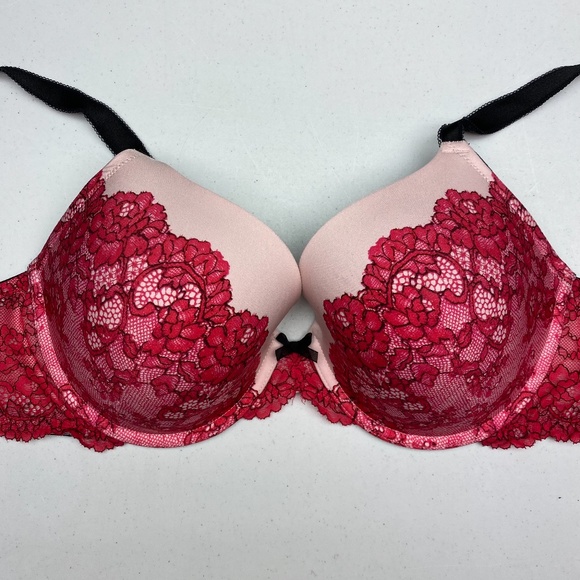 Victoria's Secret Other - NWOT VS PNK/RED "Dream Angels" Perfect Coverage, 34DDD,  *P1007